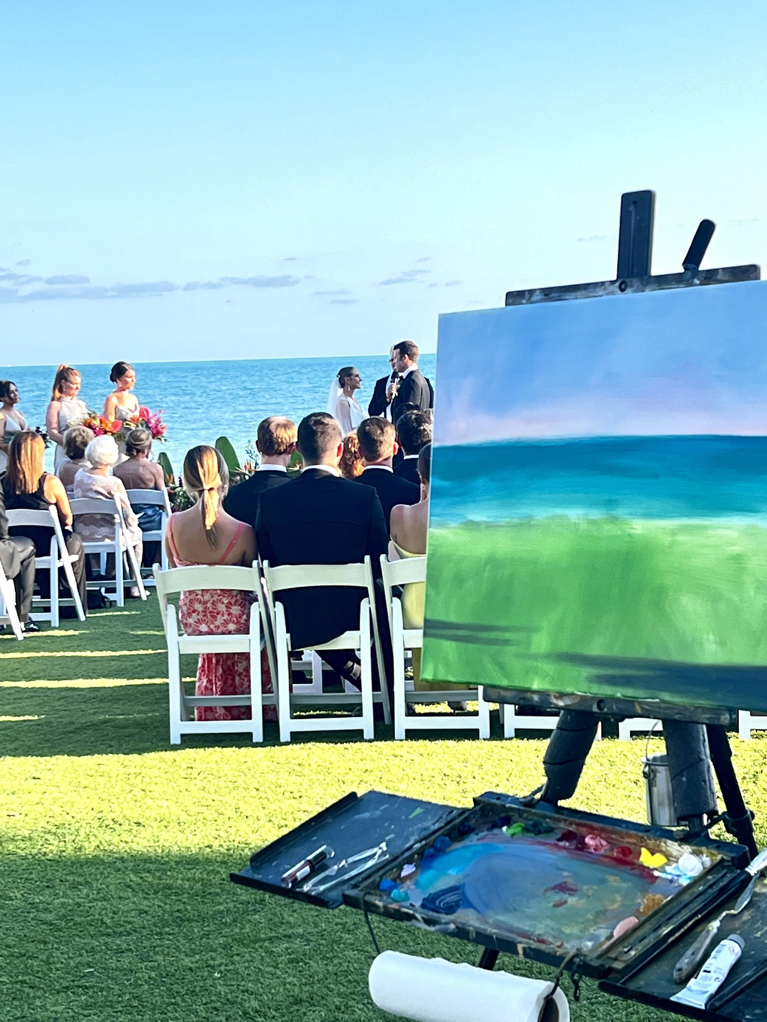 Casa Marina Key West Wedding Painting