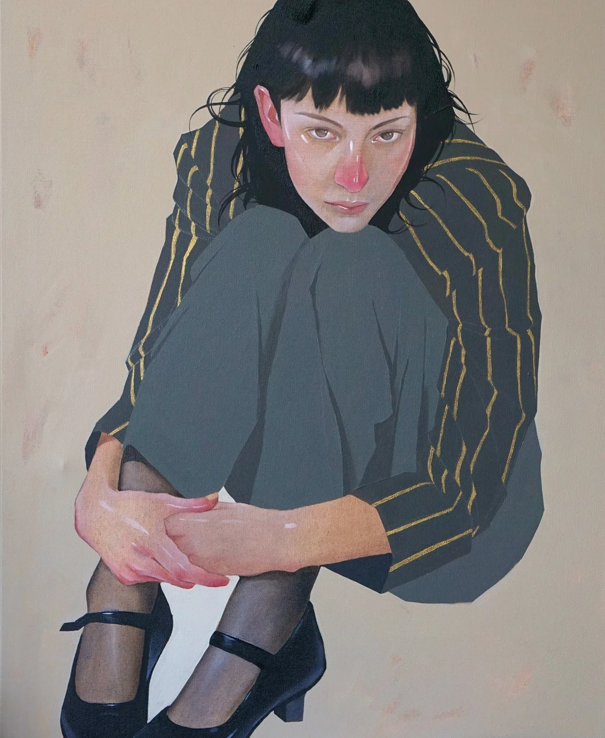 HER, acrylic/oil on canvas, 24 x 30 in.