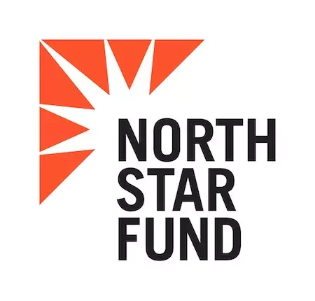 Logo of North Star Fund with a stylized orange starburst on the left and black text.