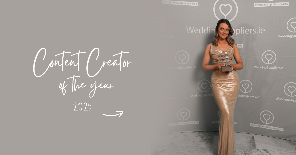 Wedding Content Creator of the Year 2025 - Zoe King Studios