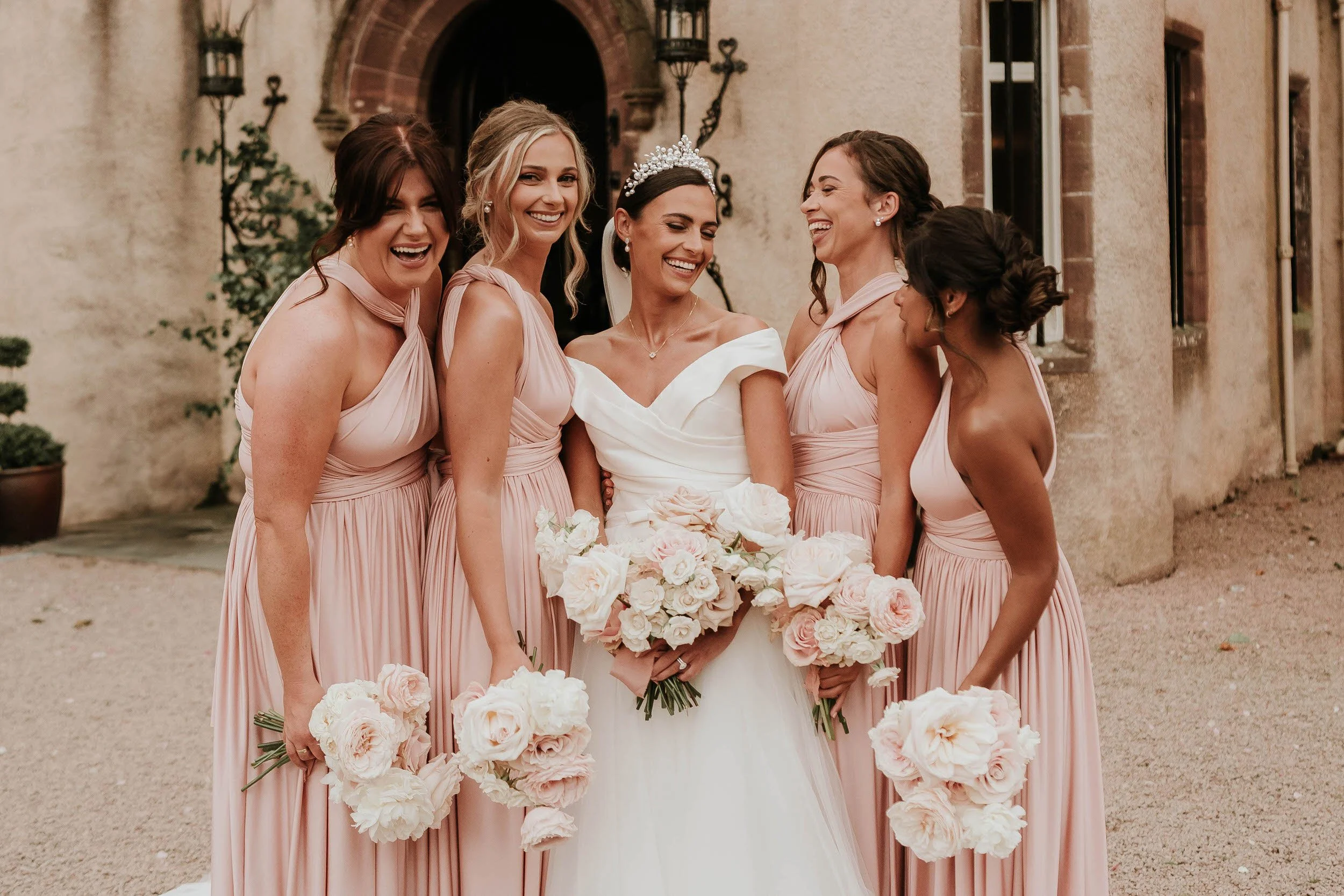 bridesmaid dresses aberdeenshire Melanie Embroidered Lace Bridesmaid Dress main image 1