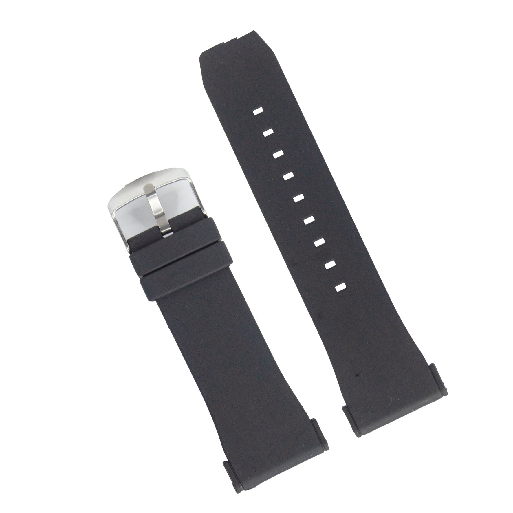 Extensible de Silicon Compatible con Reloj PUMA (Negro/negro) 28mm.