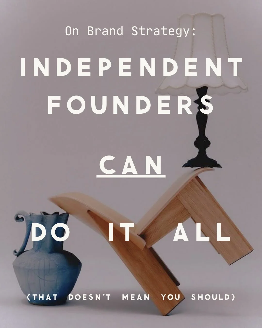 We&rsquo;re all for intuitive and organic, but not if it holds you back! 

We see a lot of founders dive right into creating their vision without laying out a formal strategy. Who is your customer, offering, personality, story, raison d&rsquo;etre??

