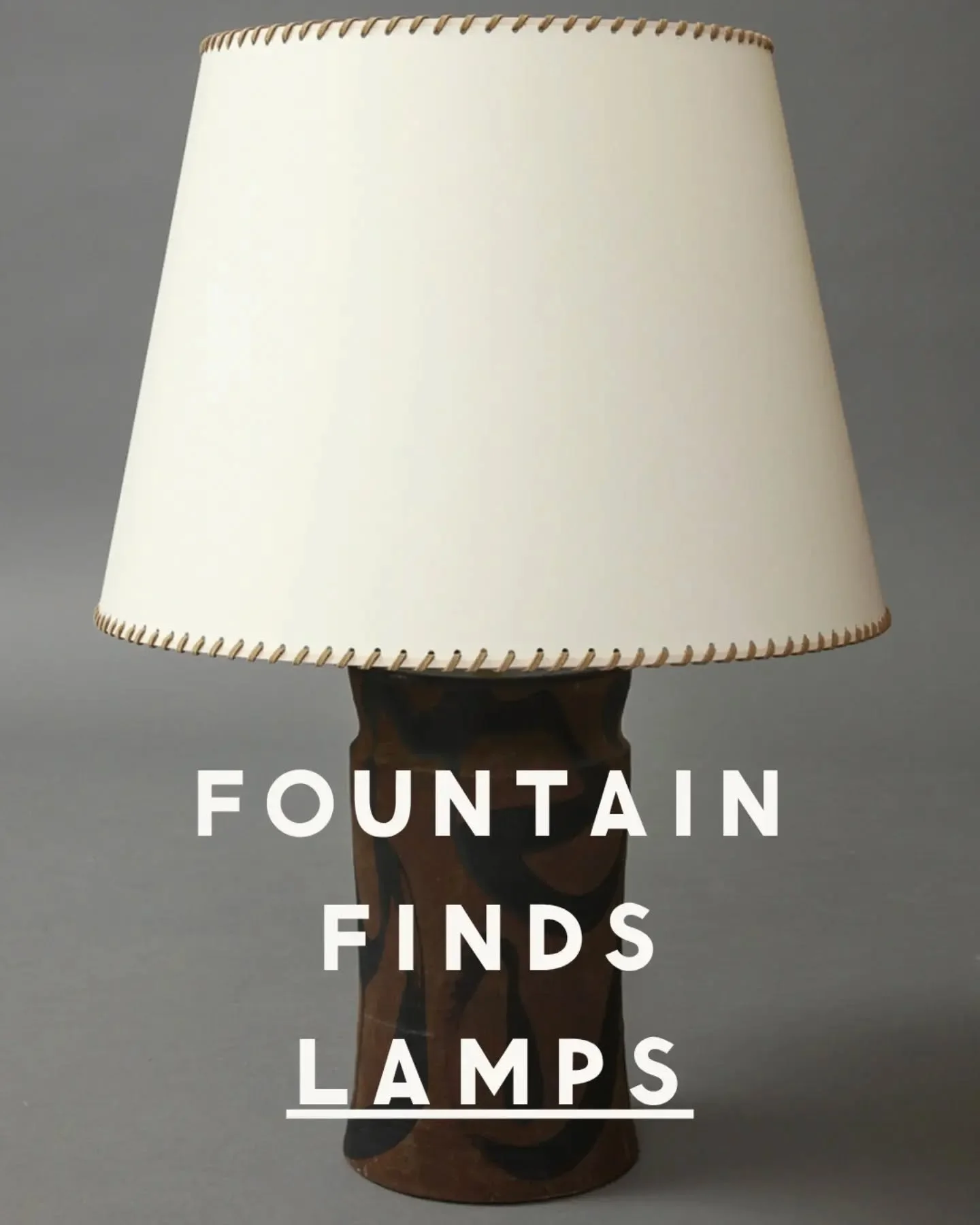 Lighting that verges on sculpture. For our fellow lamp-lovers, we've linked these on stories! Tell us the one that's going to keep you up at night (in a good way). 

Image @lizobriengallery (also on slide 6)

#designstyle #productinspo #worksofart #d