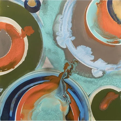 Arcs, Blue and Orange