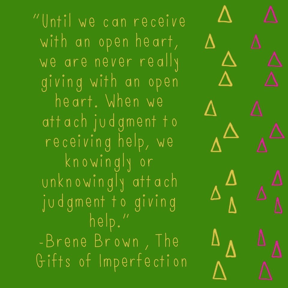 Brene Brown&rsquo;s book &ldquo;The Gifts of Imperfection&rdquo; is like a warm hug of compassion for yourself. I loved it. Pick it up, it&rsquo;s worth it.