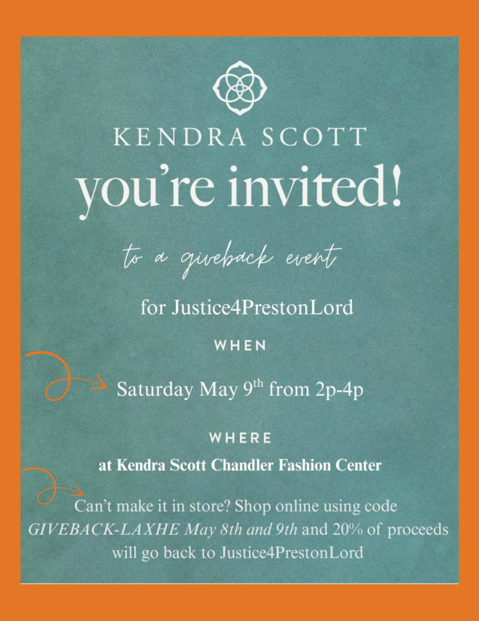 Kendra Scott Fundraiser 