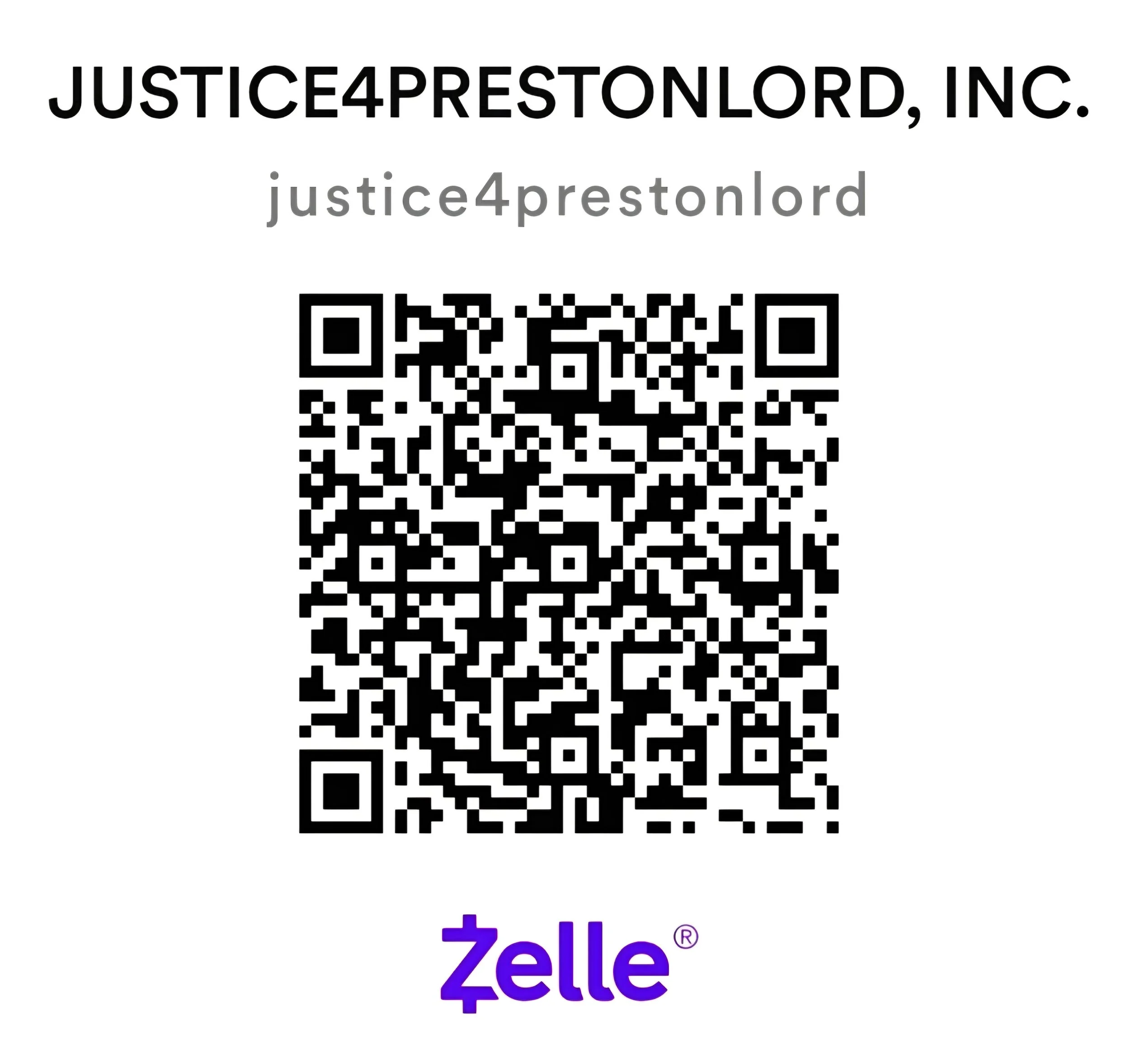 Please open bank zelle app and scan QR code from there.