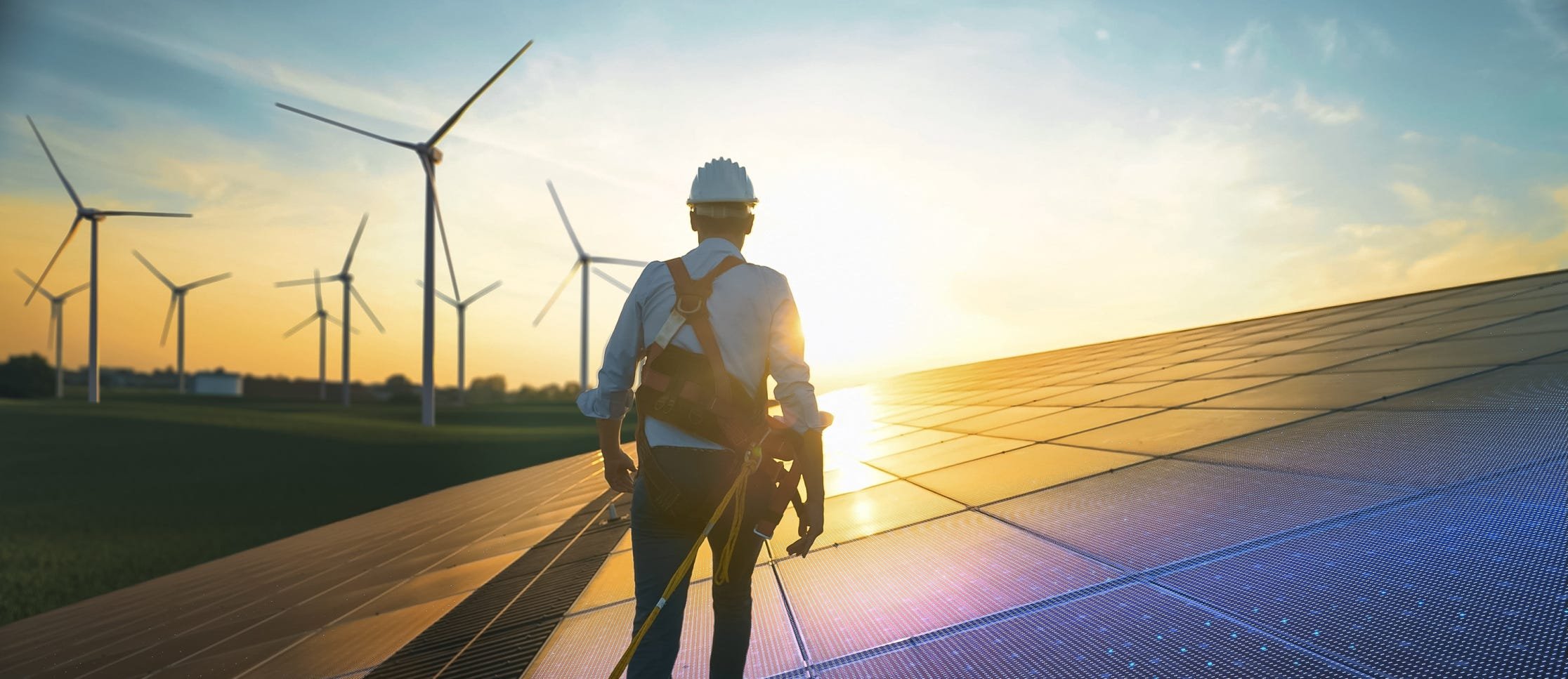 More green energy is powering the globe every day.
