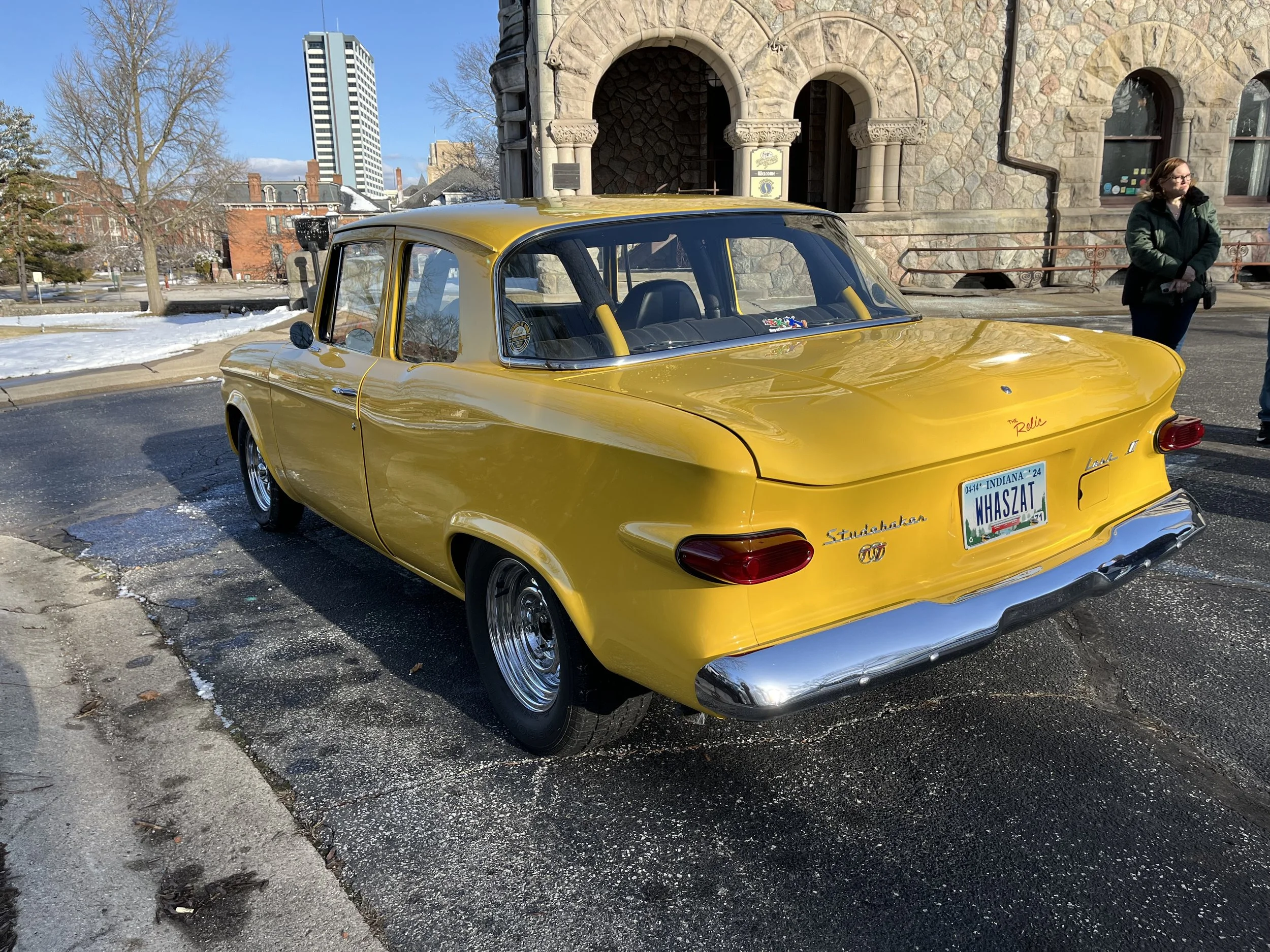 The '61 Lark has interesting details from every angle
