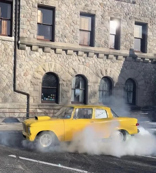 Kevin requested a burnout. And Rich obliged! Big time.