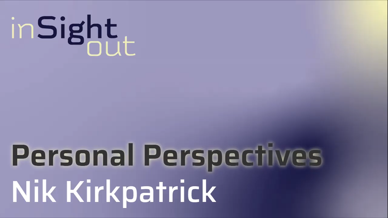 023 Personal Perspectives on Vision Loss with Nik Kirkpatrick