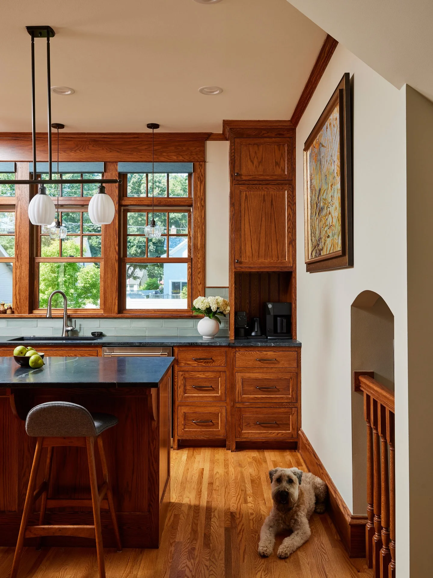 Wood details help tell the story of our Minnehaha Residence.

When designing, we work to honor the original home by listening to what it wants. Our goal is to work with, not against, the bones of the home to bring out the natural beauty.

To learn mo