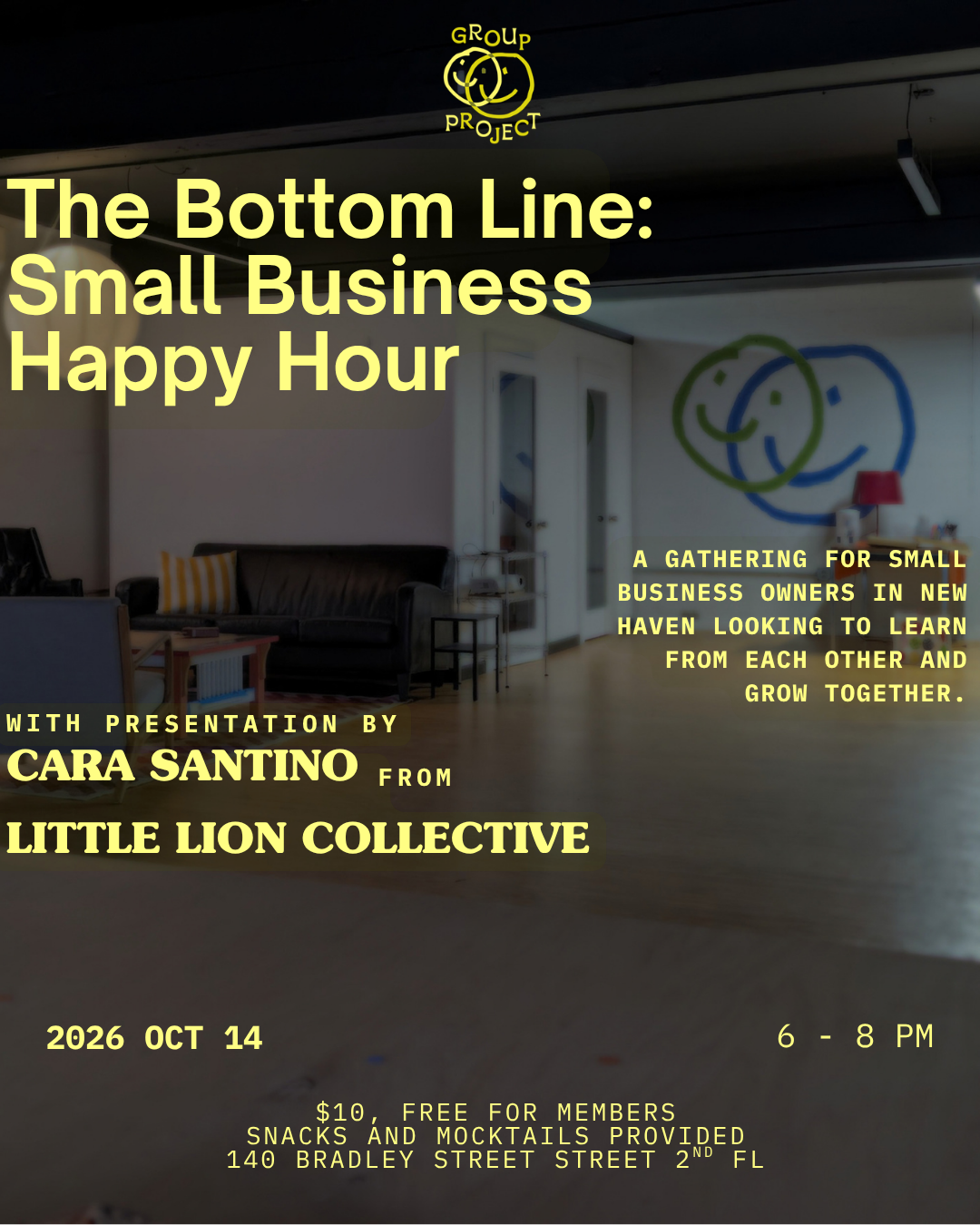The Bottom Line: Small Business Happy Hour and Presentation from Little Lion Collective