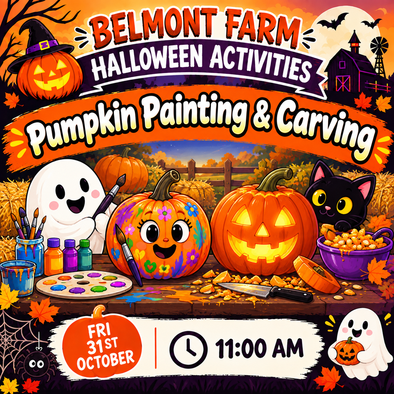 Pumpkin Painting and Carving