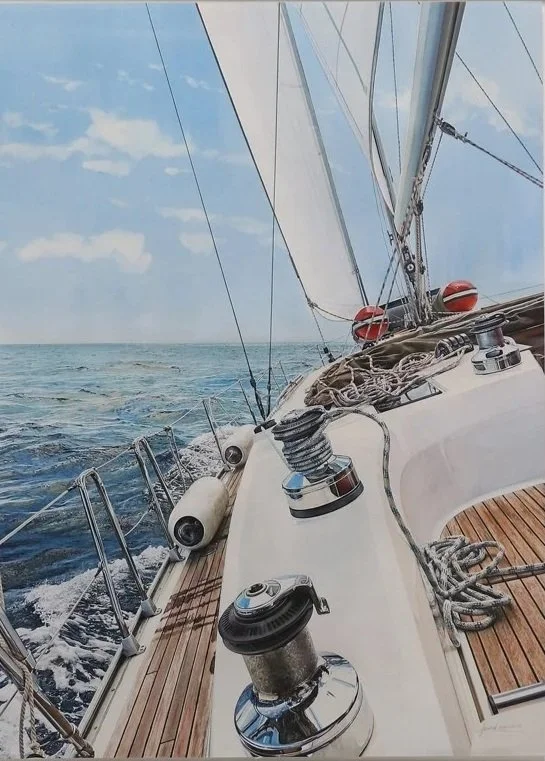 Sailing The High Seas, 24x18