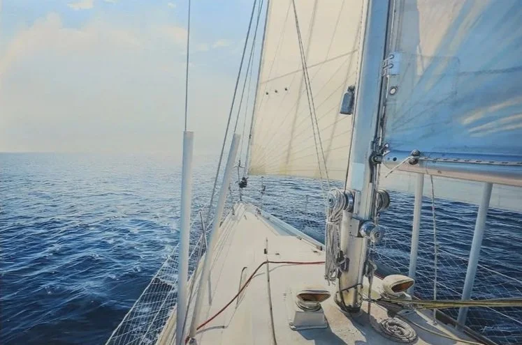 Blue Skies Ahead, 17x26