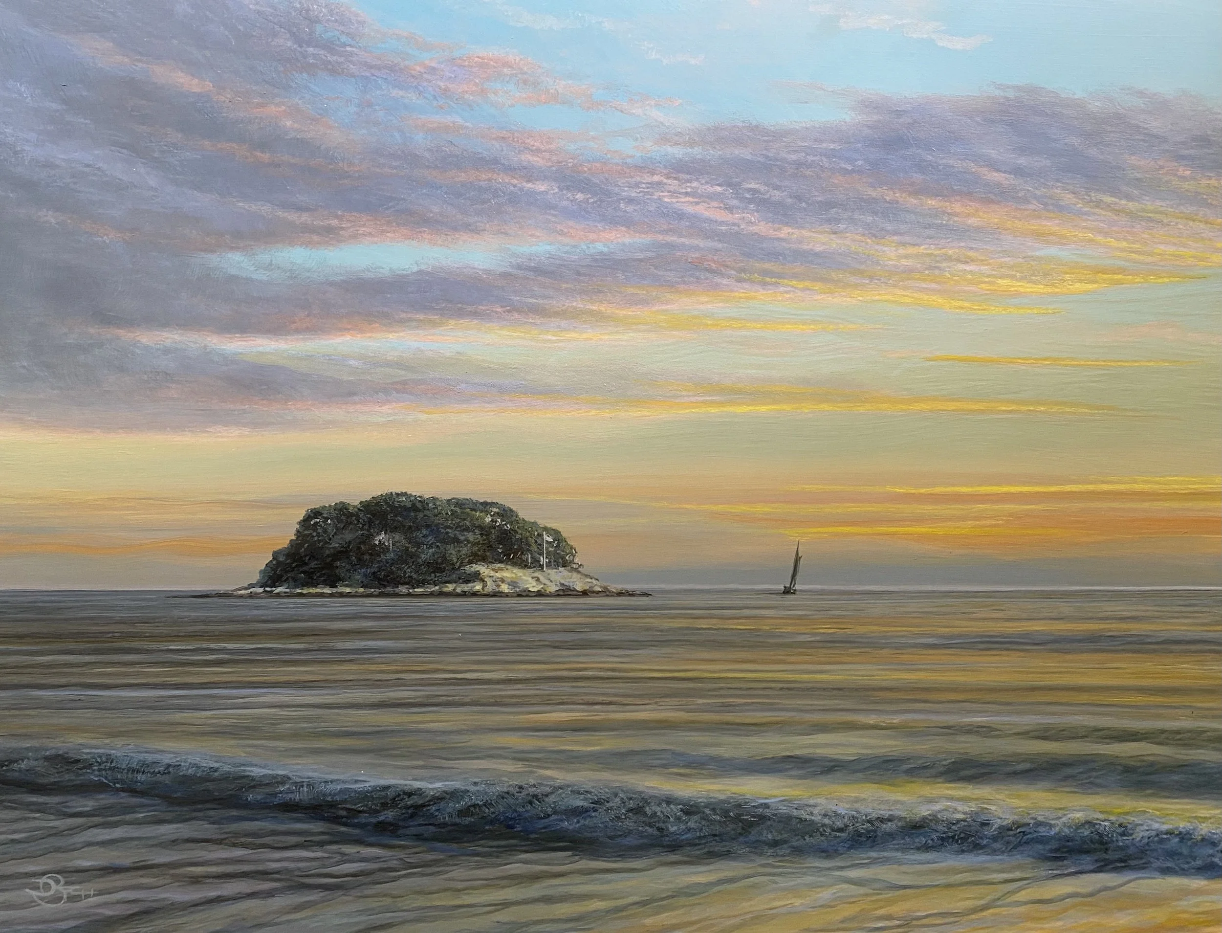 Passing Tuxis, 14x18