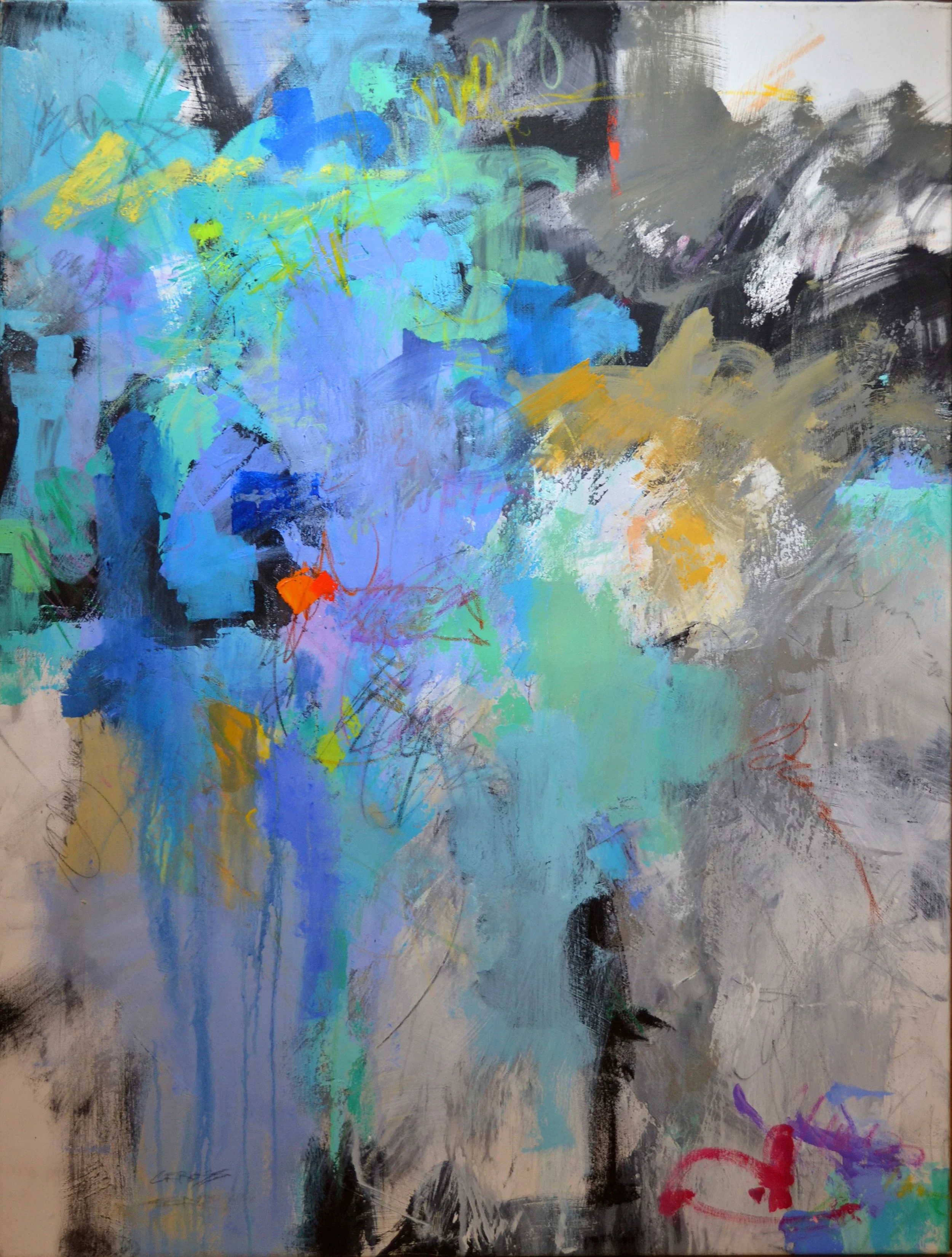 Lady's Got the Blues, 40x30