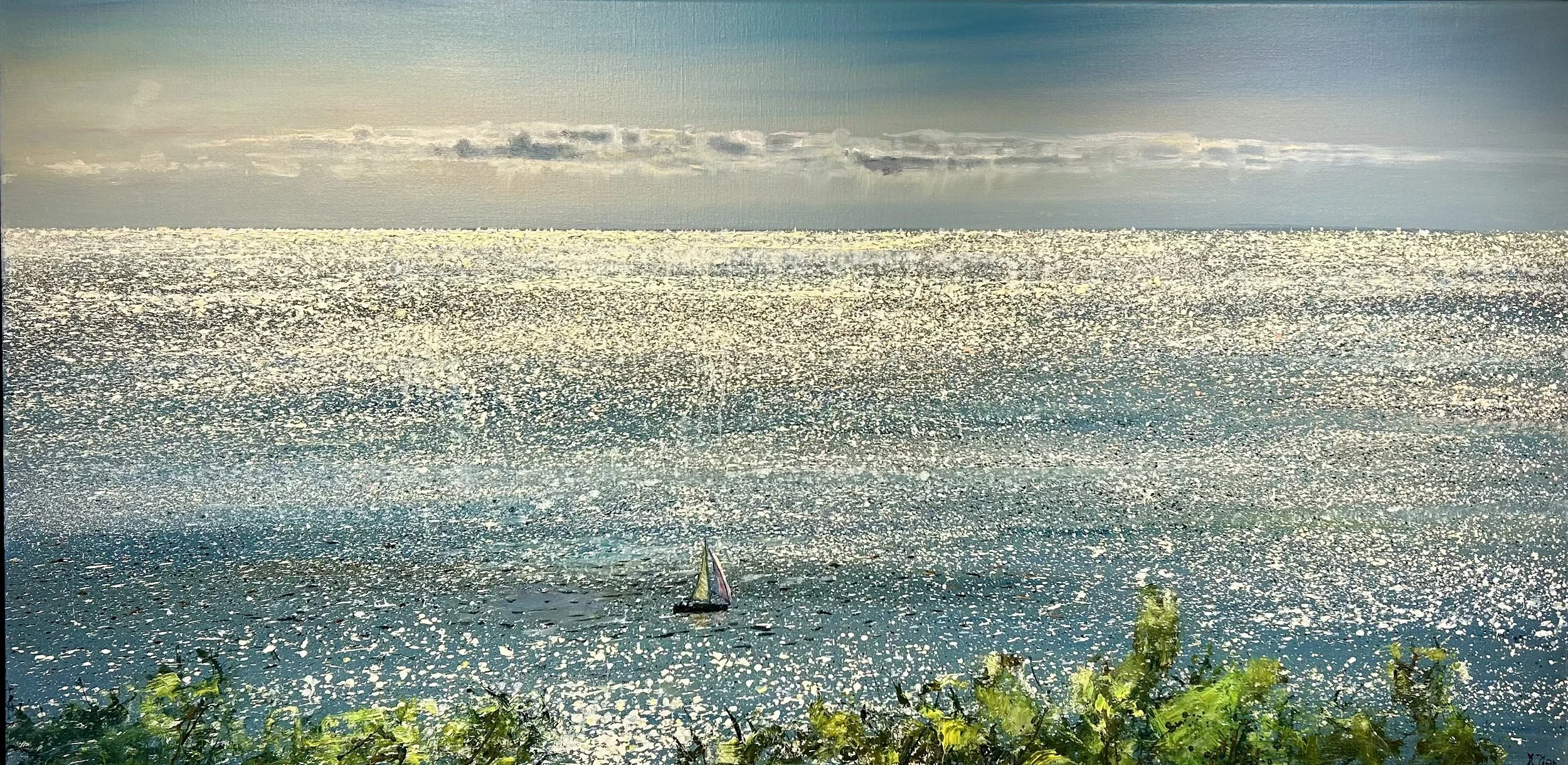 First Sailor in Spring, 27x55