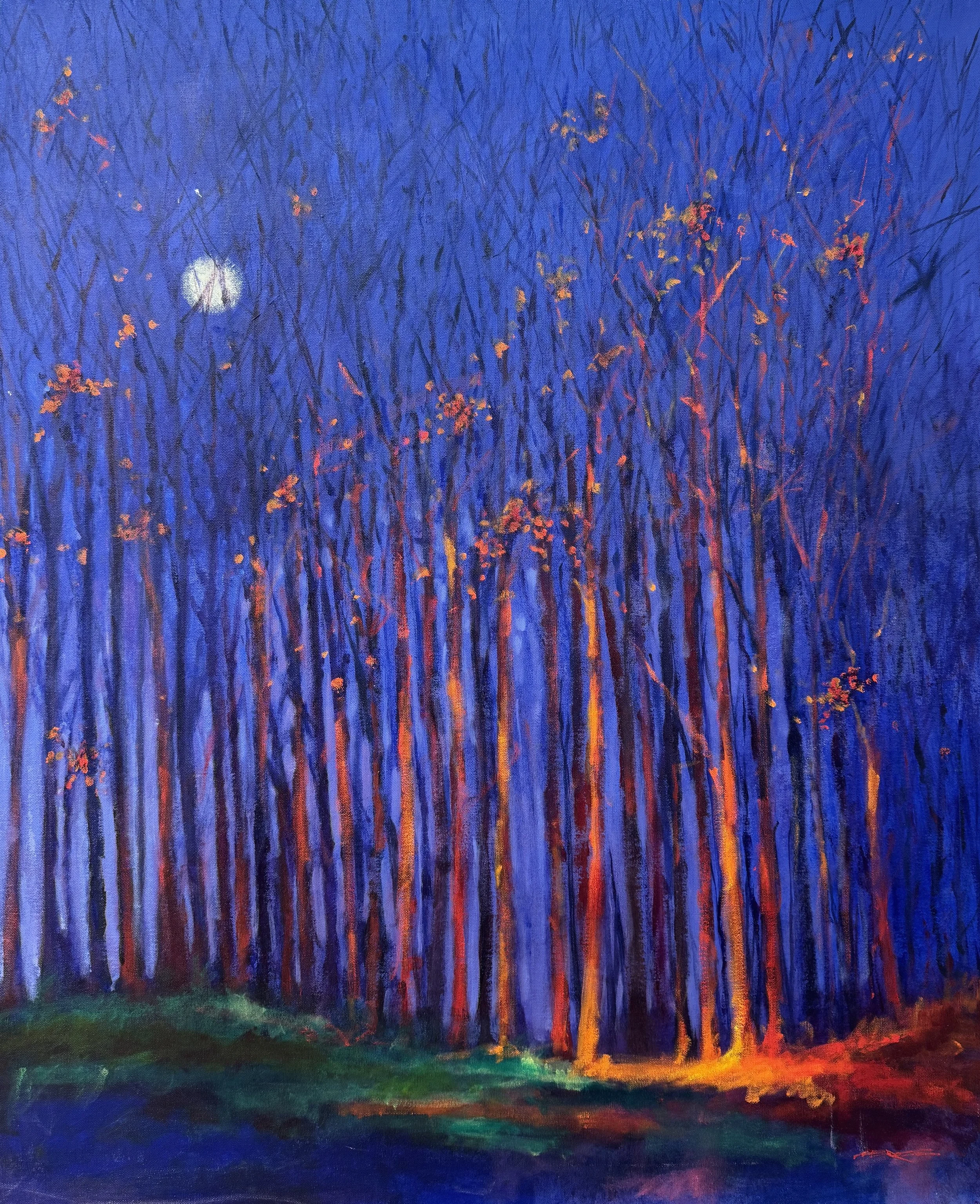 Midnight Blue, 36x30