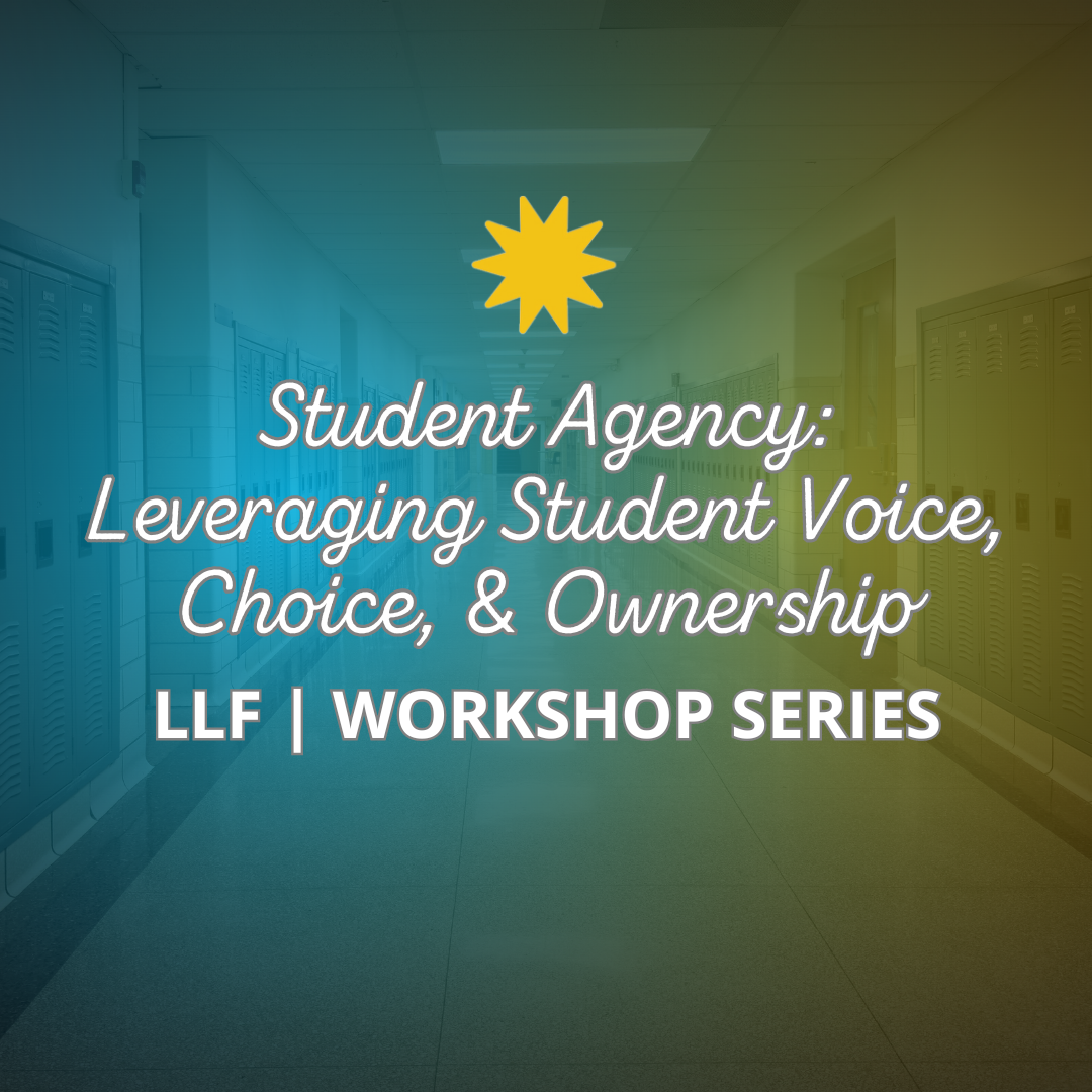 Student Agency: Leveraging Student Voice, Choice, and Ownership |Thursday, November 14, 2024 in Chicago