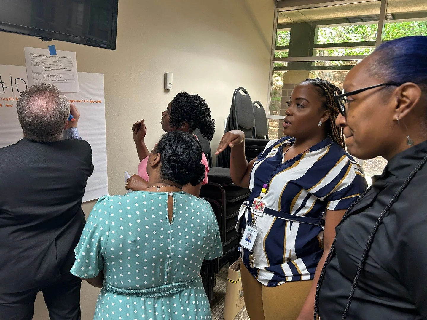🔦 Spotlight on our Modern Learning Network: Leaders in Vance County Public Schools in North Carolina spend time discussing and refining proficiency scales! Way to go Vance County Leaders! Learn more about LEAP's Modern Learning Network: https://www.