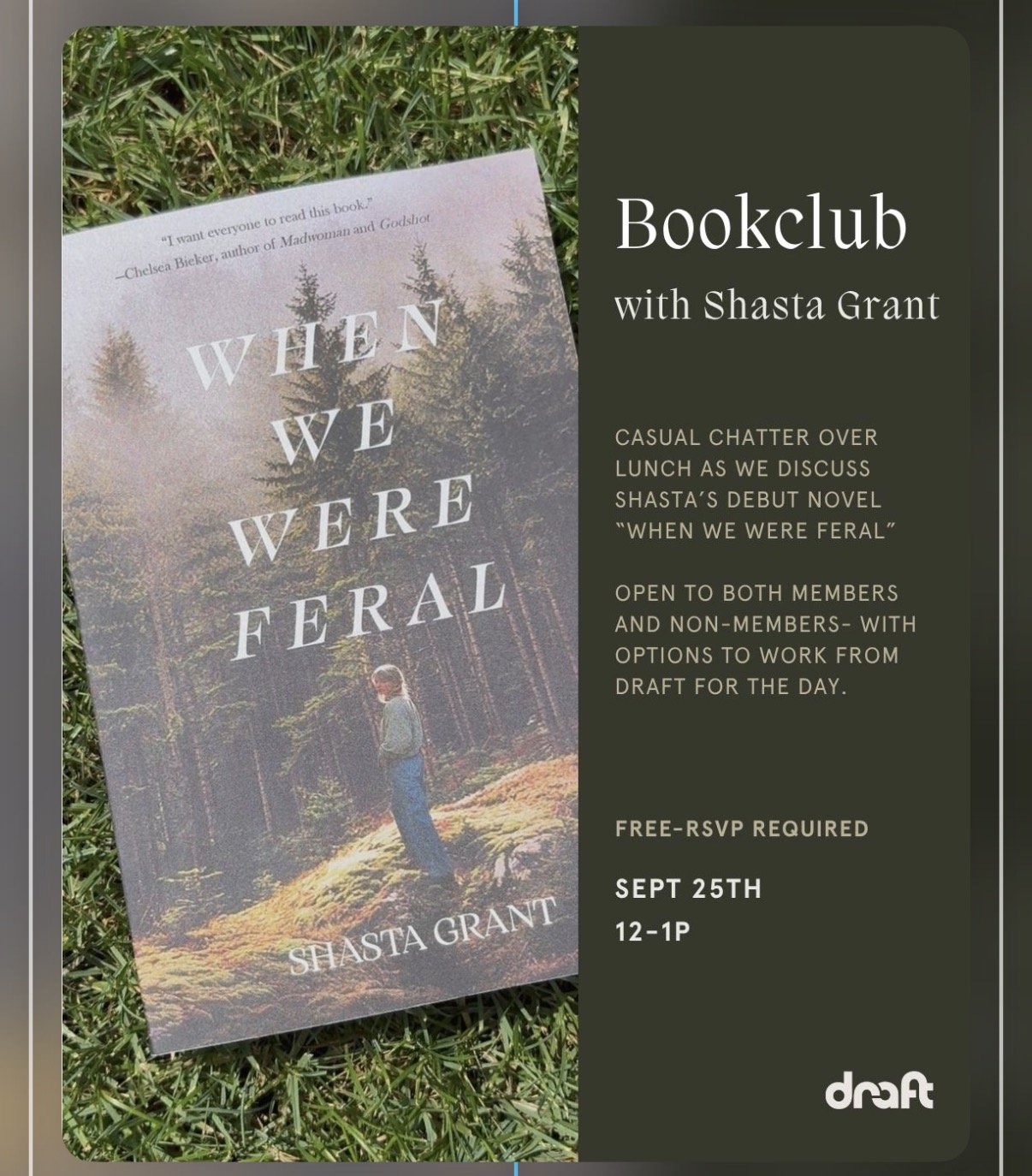Book Club at draft creative space