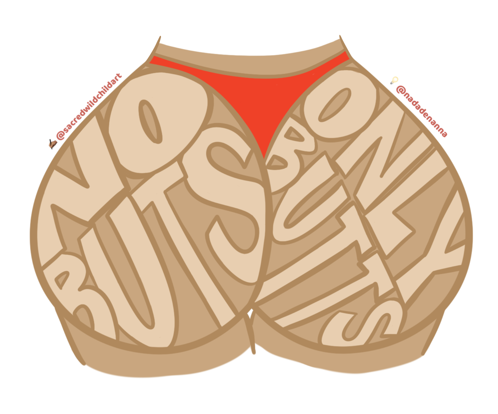 #c76359 Handles_”No Buts Only Butts”.png