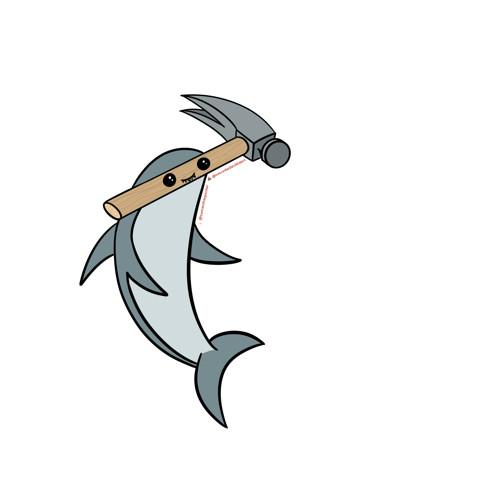 #c76359 Handles_Hammerhead Shark.png