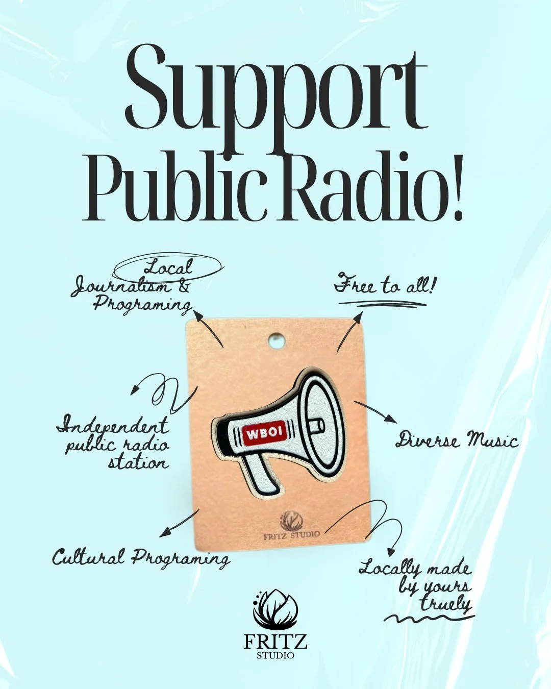 📻✨ Support What Matters: Public Radio ✨📻
Local journalism. Free, independent programming. Diverse music and cultural storytelling. 🌎 Public radio gives our community a voice&mdash;and it&rsquo;s available to everyone.
As a longtime listener, I was