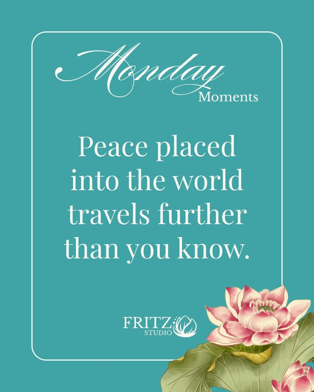 🌿Monday Moments

Your work carries your intention.
Peace placed into the world travels further than you know.
Keep creating.

#MindfulMonday #ArtWithIntention #CraftingCalm #CreativePurpose #MindfulArt #FritzStudioFW