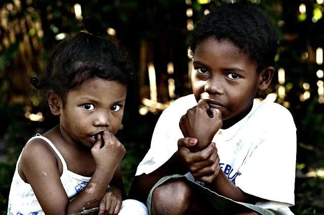 Aeta children — Image via Kwekudee Trip Down Memory Lane