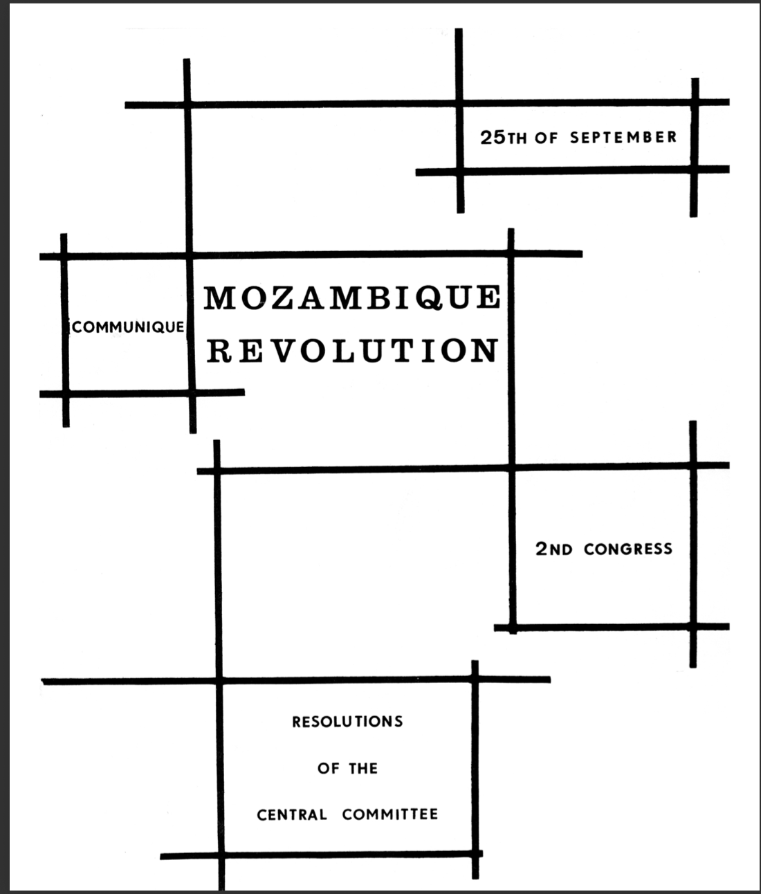 Mozambique Revolution Mozambique Liberation Front No.35 June-Sept 1968
