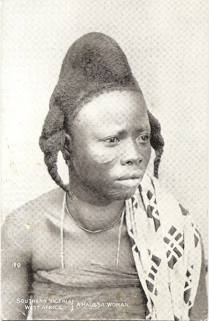 Vintage Postcard, A Haussa Woman, Southern Nigeria, West Africa, 1910