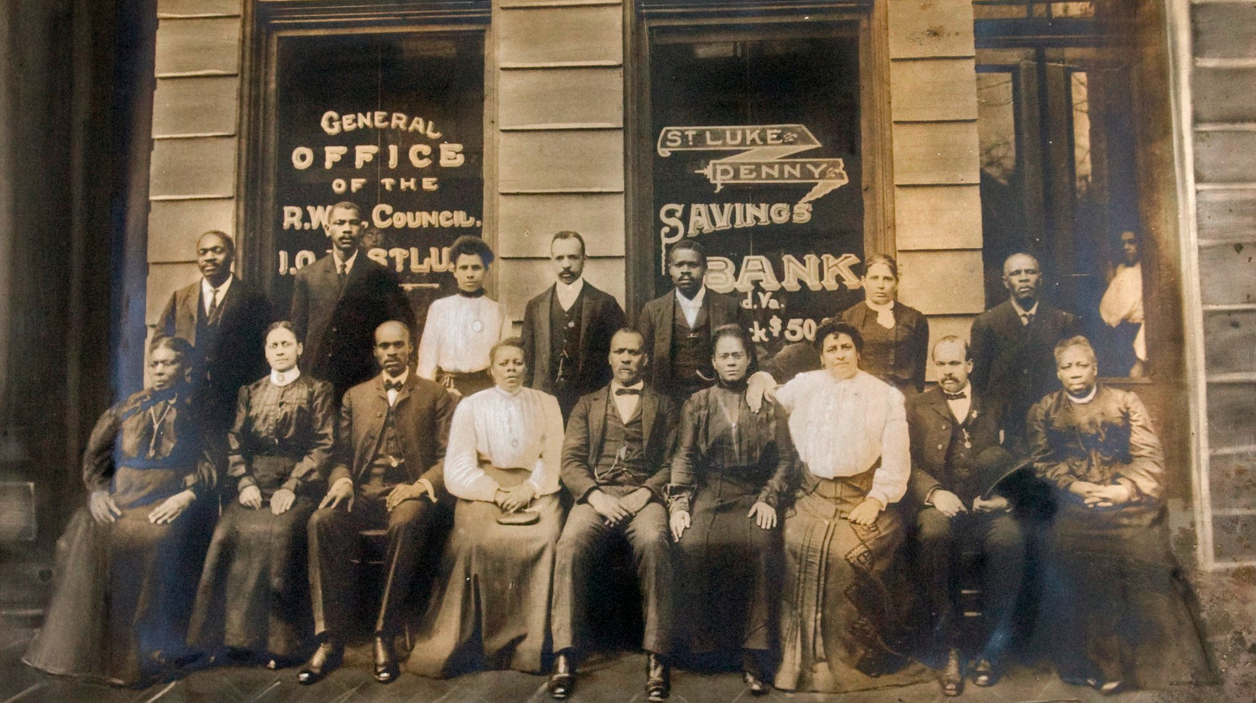 The St. Luke Penny Savings Bank in Richmond was one of the first black-owned banks in the United States. (Courtesy of National Park Service, Maggie L. Walker National Historic Site)