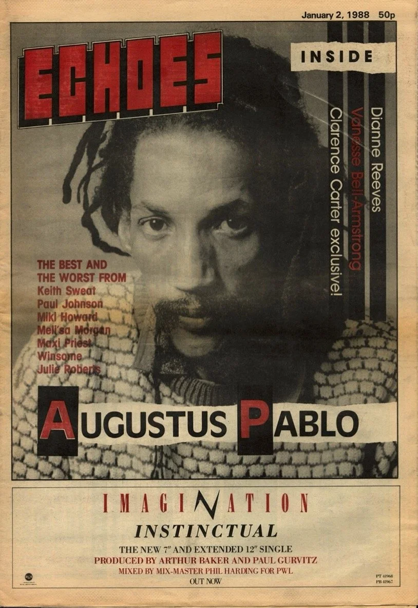 Black Echoes (1988, January 2)  Magazine cover. Internet Archive.
