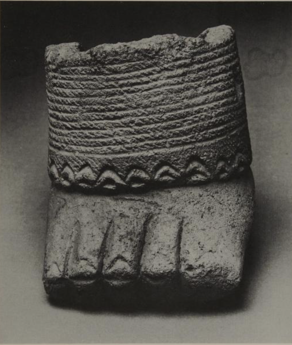 Terracotta Foot, from the big Padckock Nok, c.500  p61. From Treasures of ancient Nigeria (1982)
