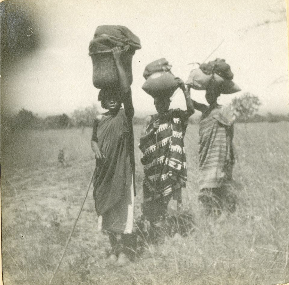 Photographic print with a Nubian woman, probably from Qasr Ibrim (Nubia), medieval period. Source: British Museum
