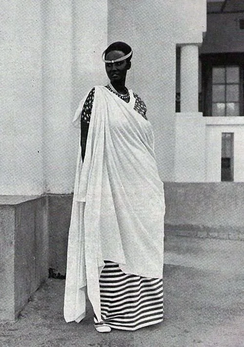  Traditional Rwandan royal attire