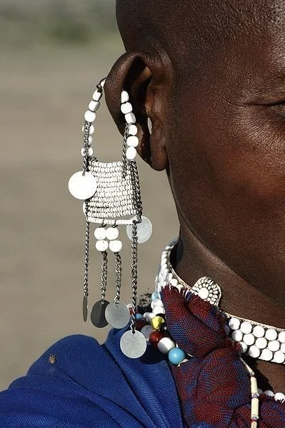 Maasai adornment (Tanzania) — source: unknown 
