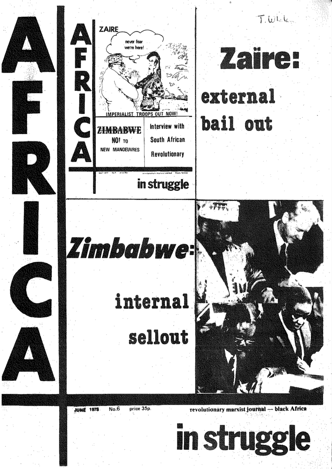 Africa In Struggle No.6 June 1978