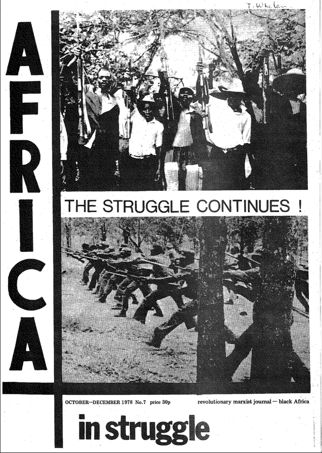Africa In Struggle No.7 Oct-Dec 1978