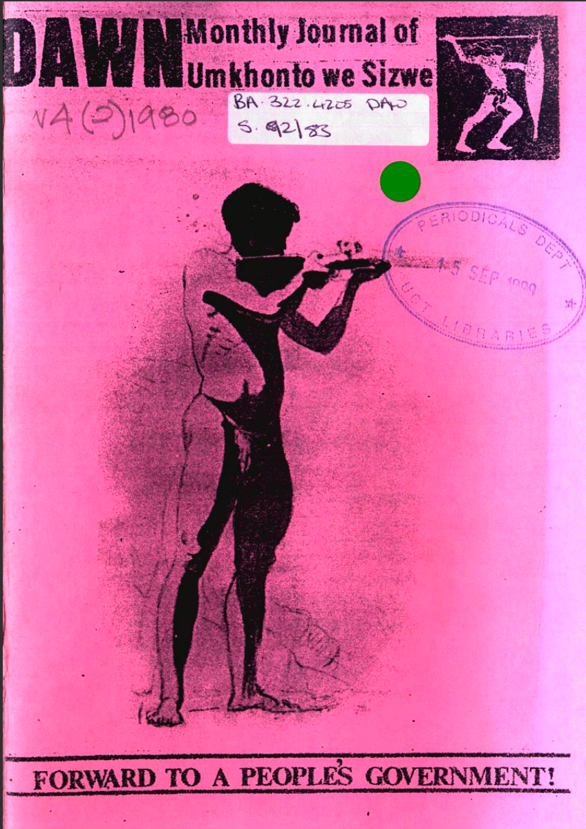 Dawn Monthly Journal Of Umkhonte we Sizwe February 1980 Vol.4 No.2