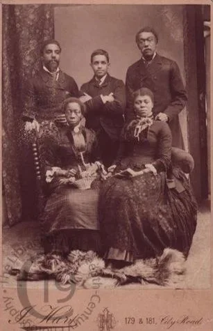 Unidentified sitters, photographed by John Hart of City Road, London E.C.1.