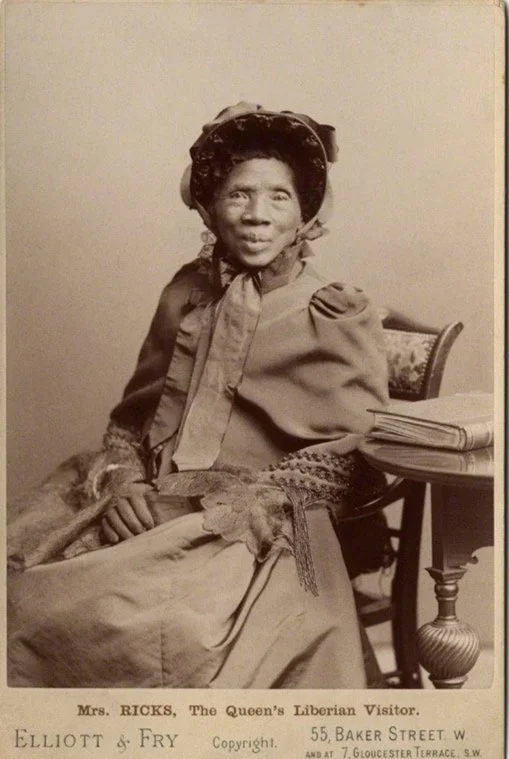 Martha Ricks, photographed by Elliott & Fry,
18 July 1892. Albumen cabinet card. © National Portrait Gallery, London