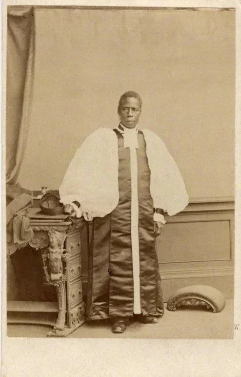 Ernest Edwards (American, 1837-1903)
photographed by Samuel Ajayi Crowther, 1864. © National Portrait Gallery, London.