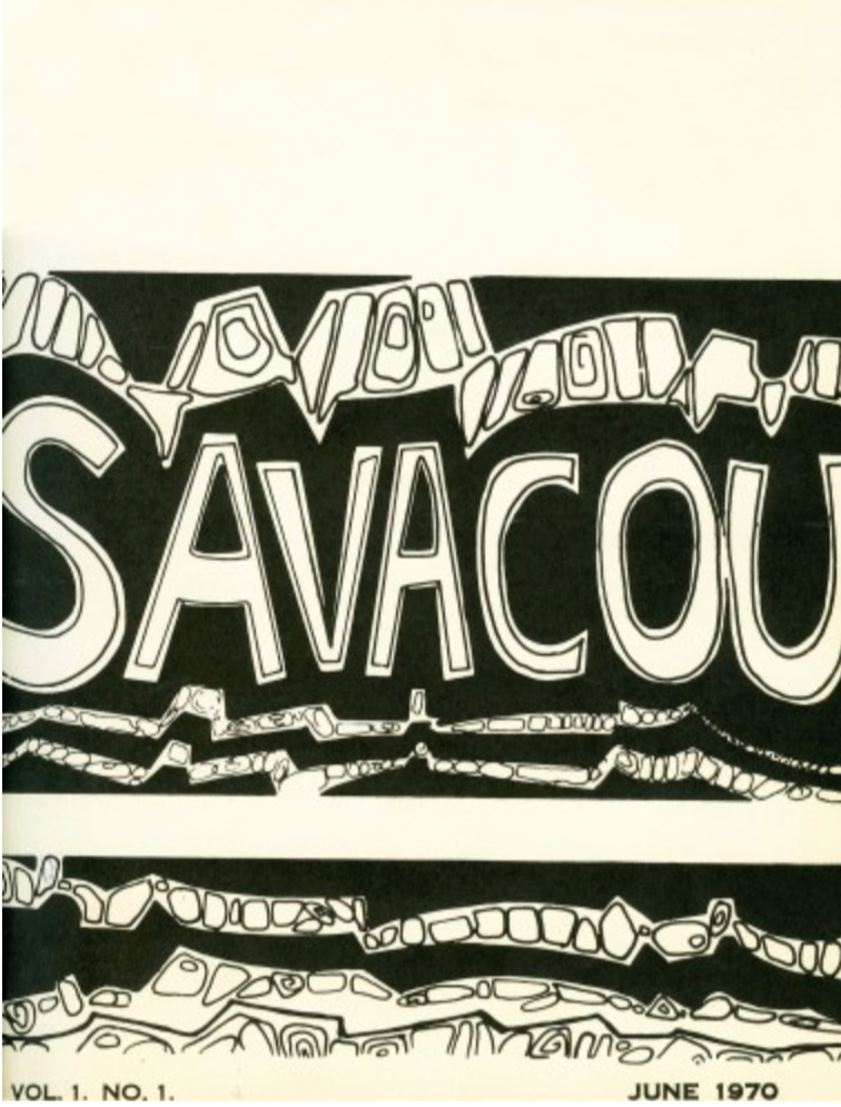 Savacou, Vol. 1, no. 1, June 1970.