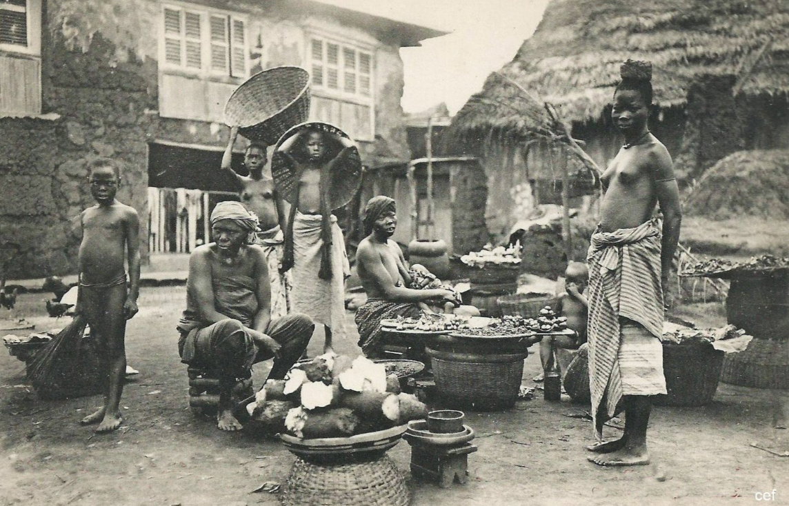 Fortier, F.-E. (1908). Port-Novo sur le Marche [Photograph]. Imagining Africa. https://imaginingafrica.wordpress.com/tag/africa/