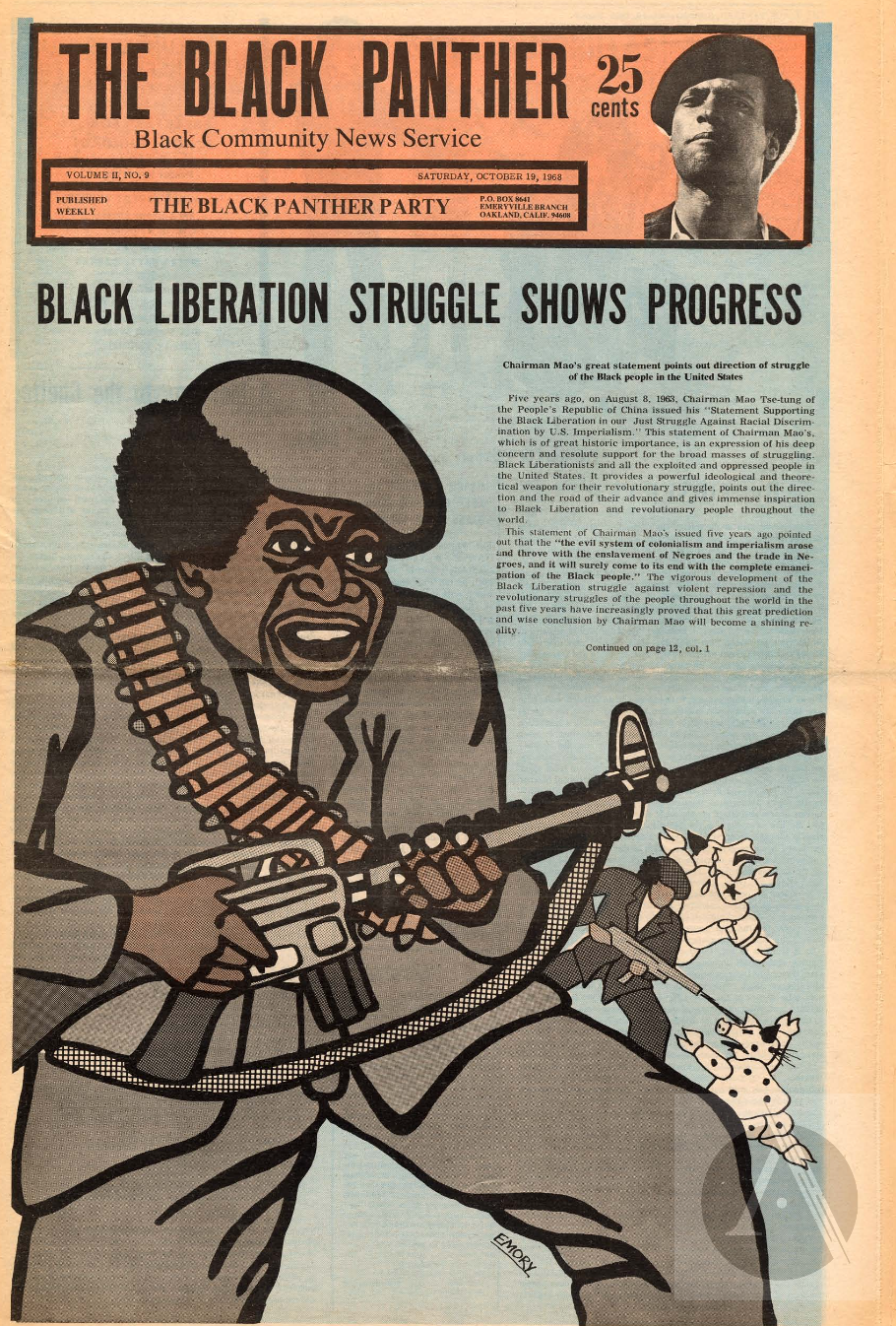 The Black Panther Black Community News Service 1968 Vol 2